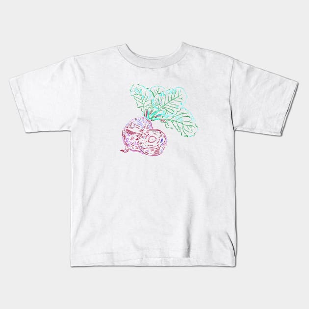 la betterave Kids T-Shirt by Katherine Montalto